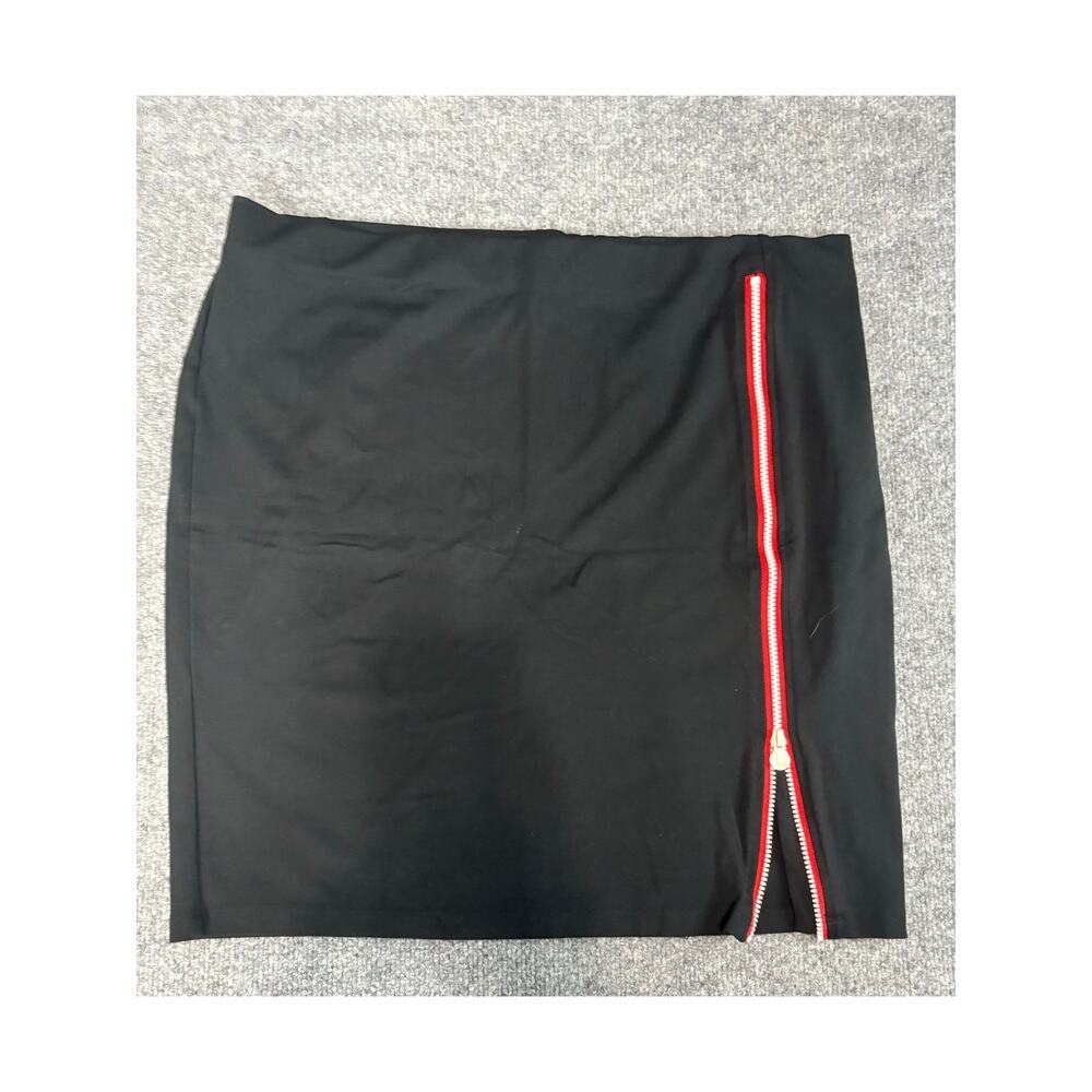 Hunter for Target Side Zip Stretch Knit Pull-on Pencil Skirt Black Women's 1X